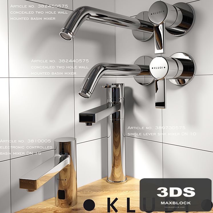 Collection series mixers KLUDI Zenta part 2