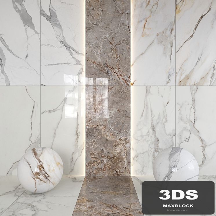 Ava Ceramica Marble set
