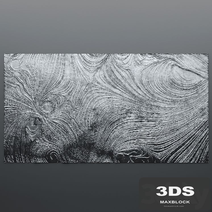 Decor for wall. Panel. 3D
