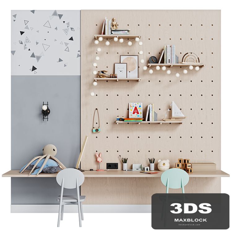 Decor and furniture for children's Set-001
