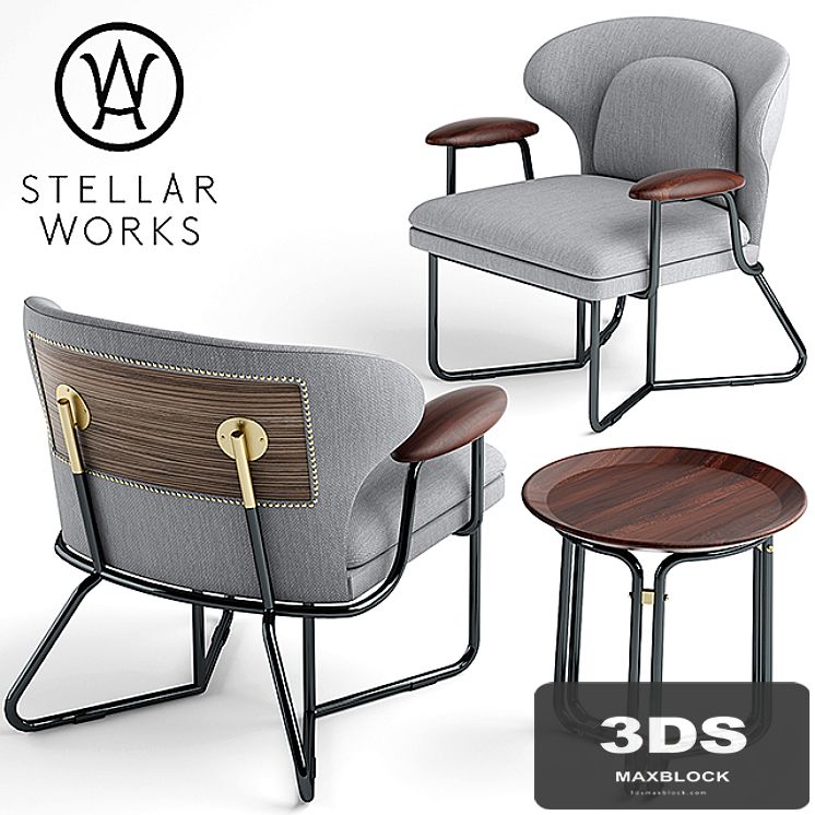 Armchair STELLAR WORKS CHILLAX LOUNGE CHAIR