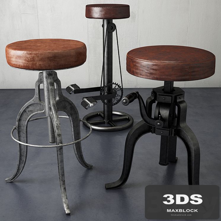 a collection of stools from loftdesigne