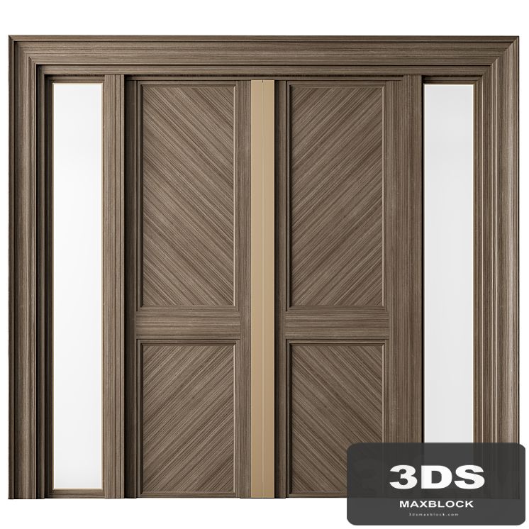 Wooden Front Door - Set 65