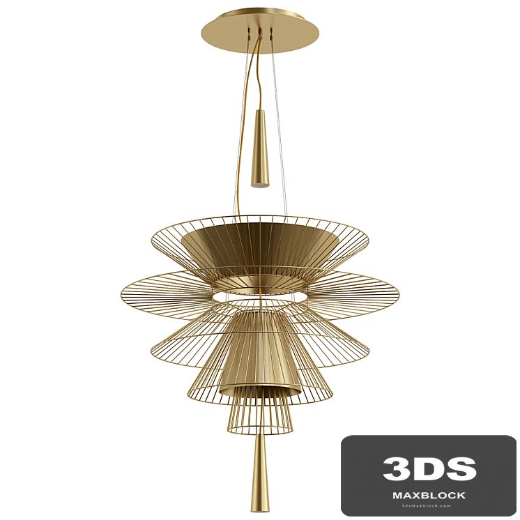 Shade Metal Chandelier