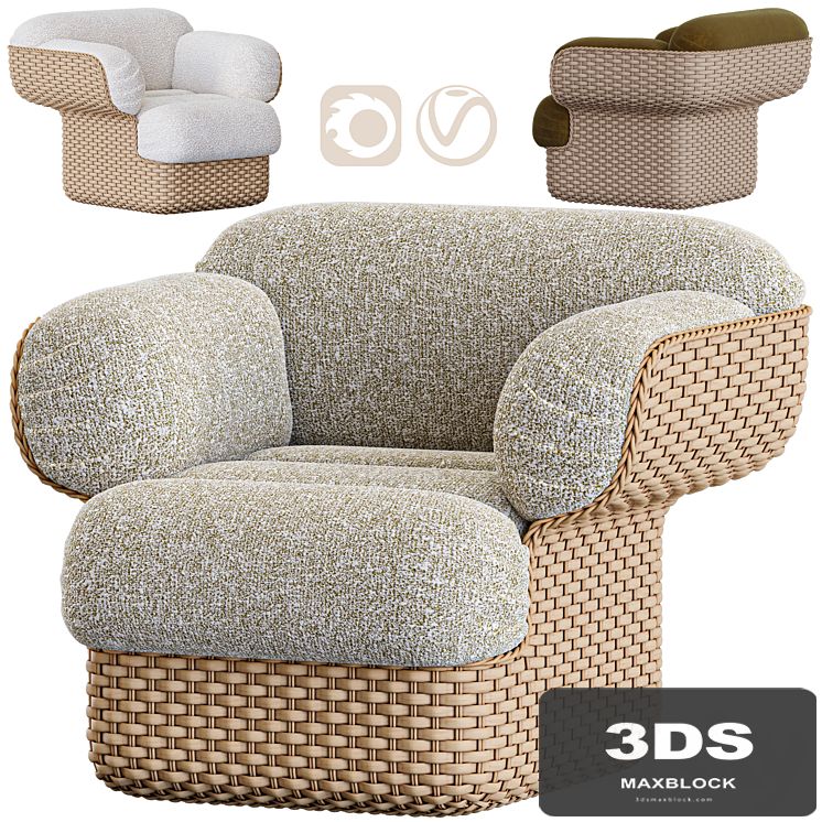 Basket Lounge Chair Gubi