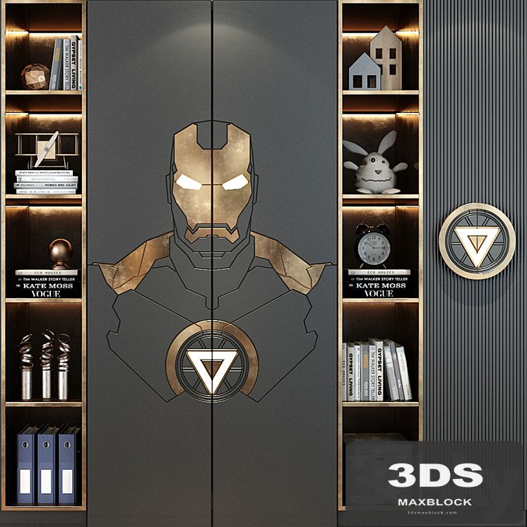Furniture for children 0561- Iron Man