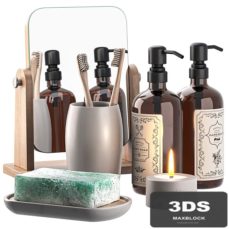 Decorative bathroom set