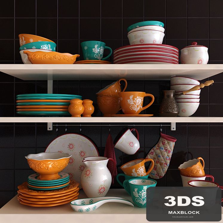 A set of dishes Elan Gallery