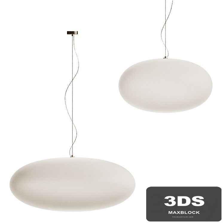 Vibia VOL Blown glass pendant lamp