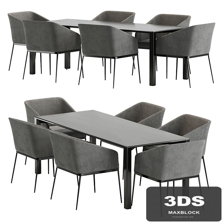 Senso chair & Aodt black table