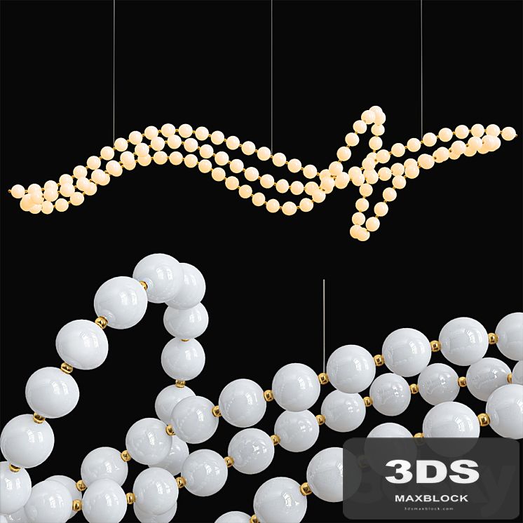 Pearl Necklace Chandelier