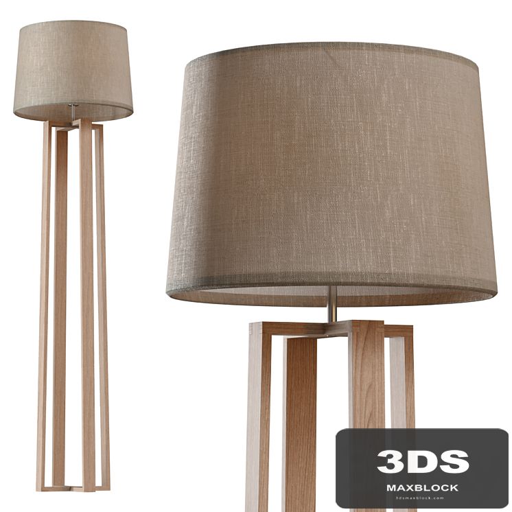 Freya Nubi FR5134-FL-01-BG floor lamp