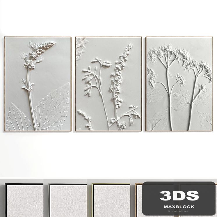 Abstract Painting Set of 3 pieces - No 18