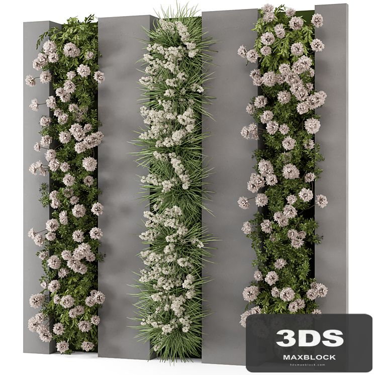Outdoor Wall Vertical Garden Set - Set 1082