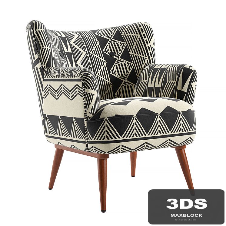 Anthropologie Ulla Petite Accent Armchair