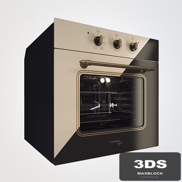 The oven Pyramida f 64 ivory Rustico