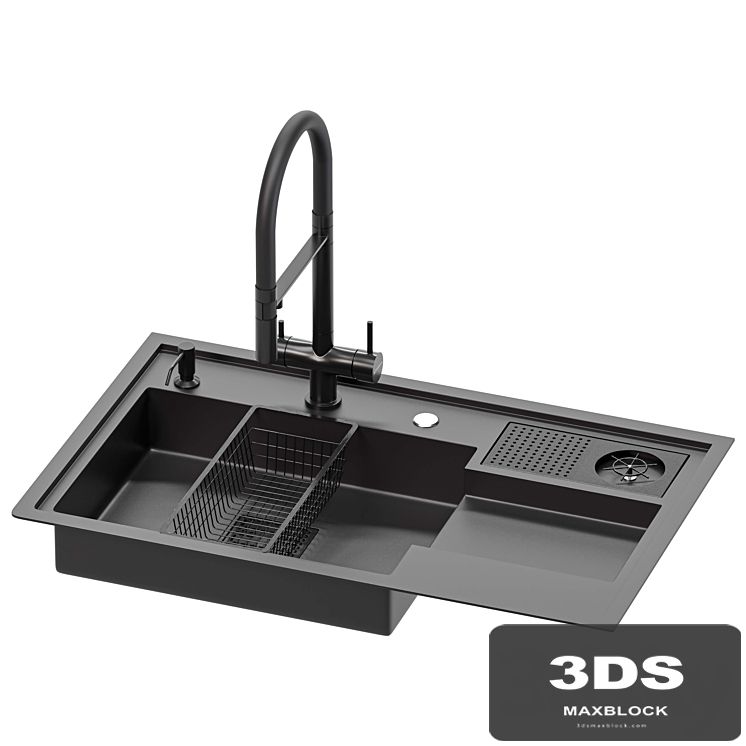 Sink Stainless Steel Cup Washer Sink Kitchen