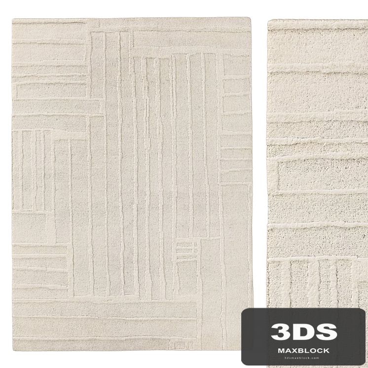 PAAVAI HAND-KNOTTED WOOL RUG