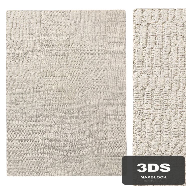 MELLAL HAND-KNOTTED WOOL RUG