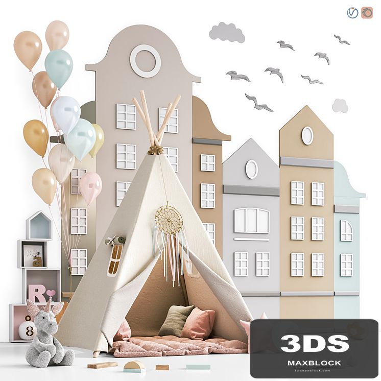 Toys , decor and furniture for nursery 132