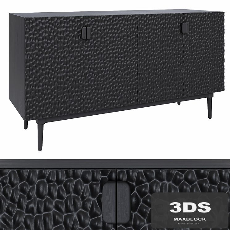 Tribalt La Redoute solid mango sideboard