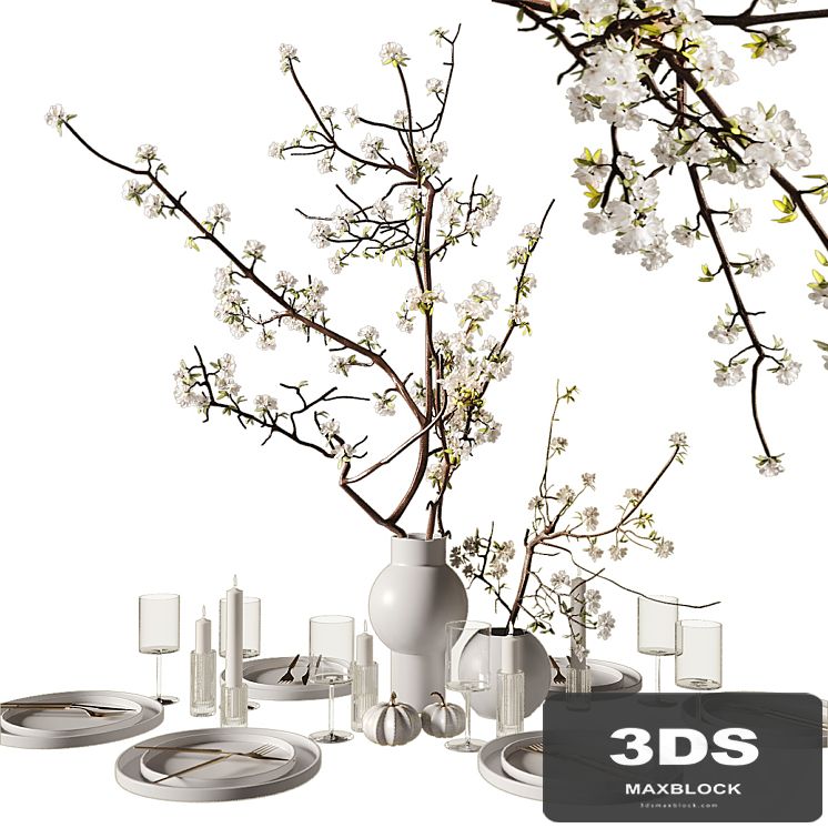 table setting modern style