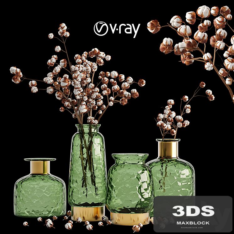 Set bouquets Green