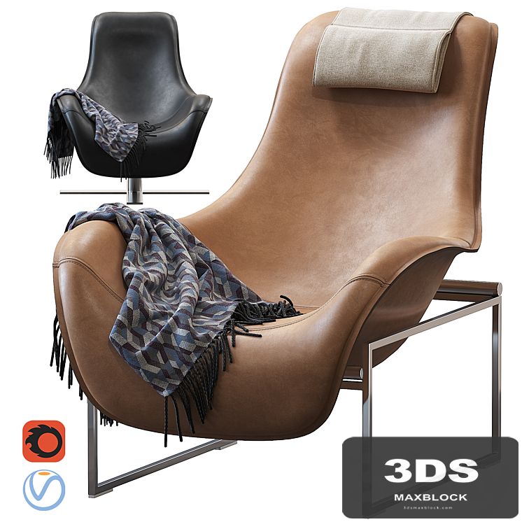 Armchair MART by B&b Italia
