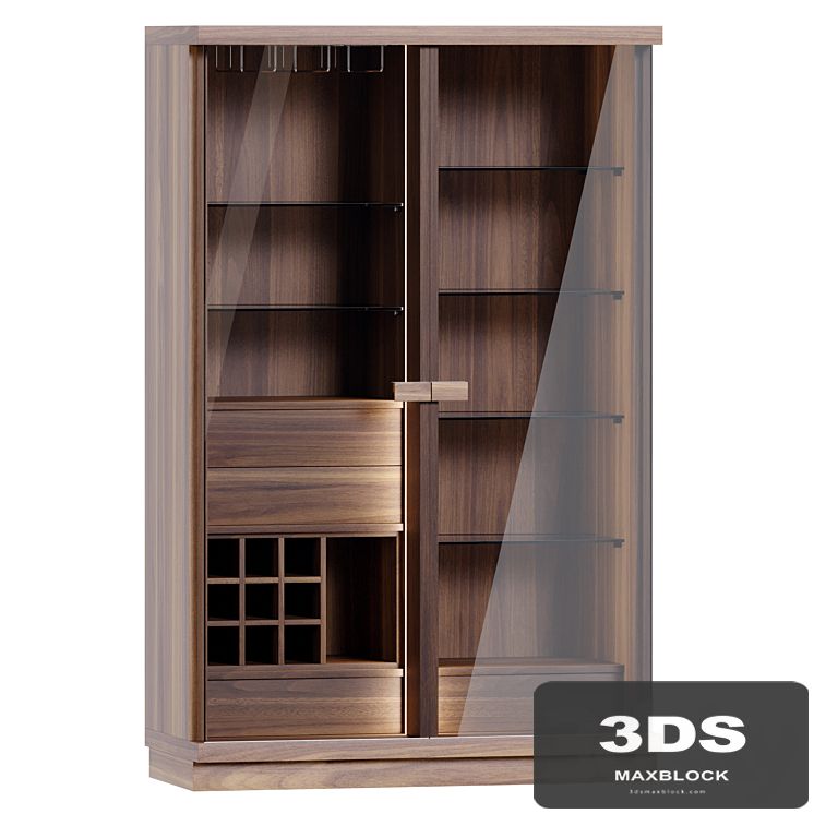 Archiproducts CAMBUSA EVO multifunctional storage unit in blockboard