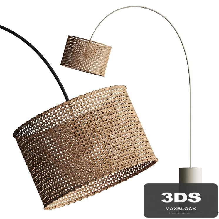 Urban Outfitters Mabelle Arc Floor Lamp