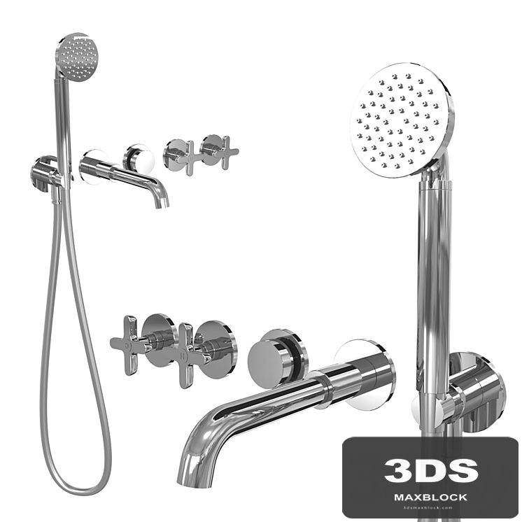 Fantini Icona Classic Built in bathtub mixer