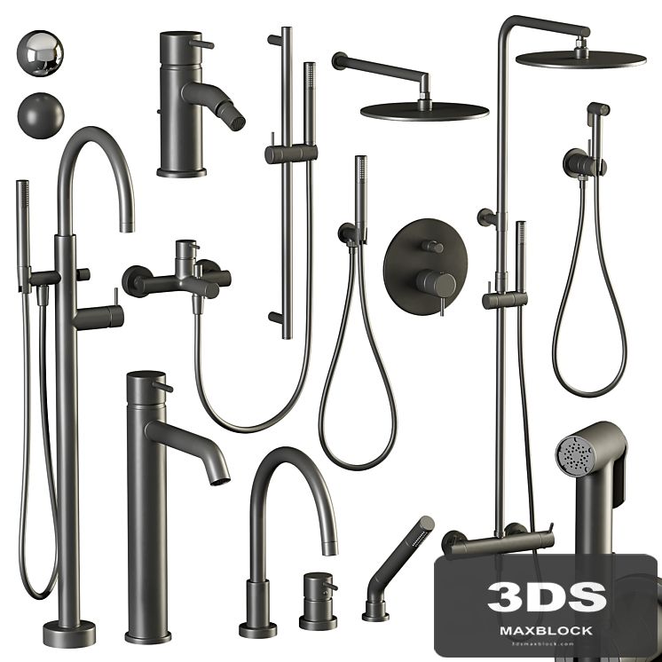 Cisal Nuovo Less shower and faucet set