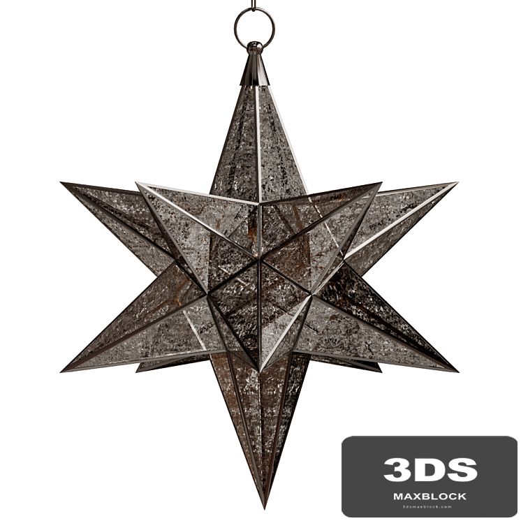 Chandelier black star