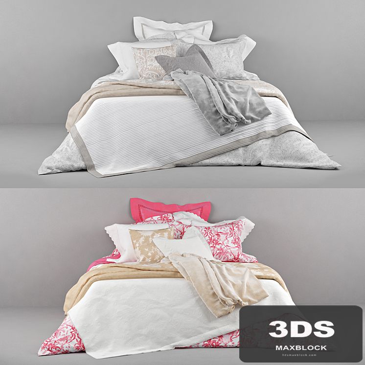 Linen Zara Home (red and gold / gray)