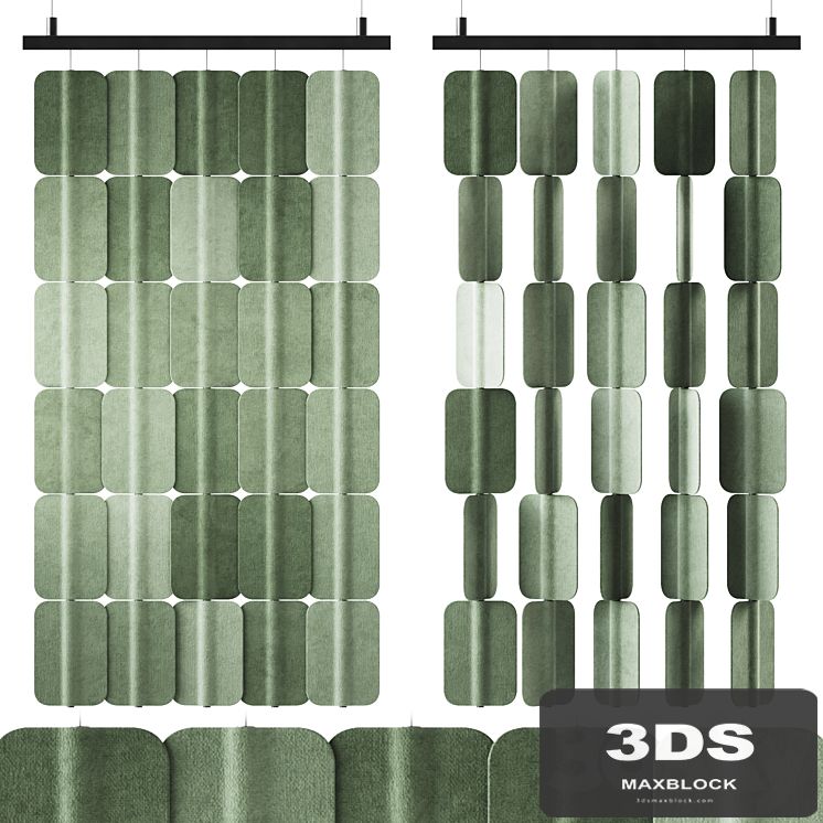 Patch PA H006 x5 Hanging Acoustic Divider by True Design / Acoustic Divider