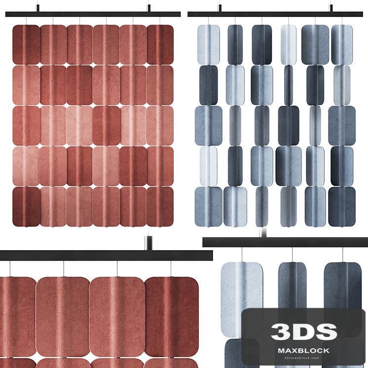 Patch PA H006 x6 Hanging Acoustic Divider by True Design / Acoustic Divider