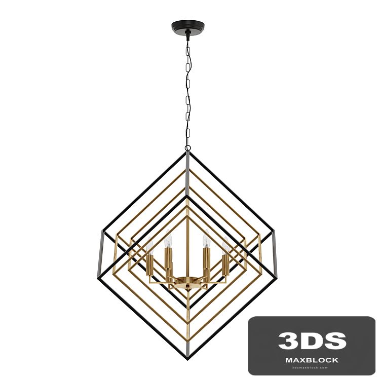 Marshallton Dimmable Geometric Chandelier by Brayden Studio