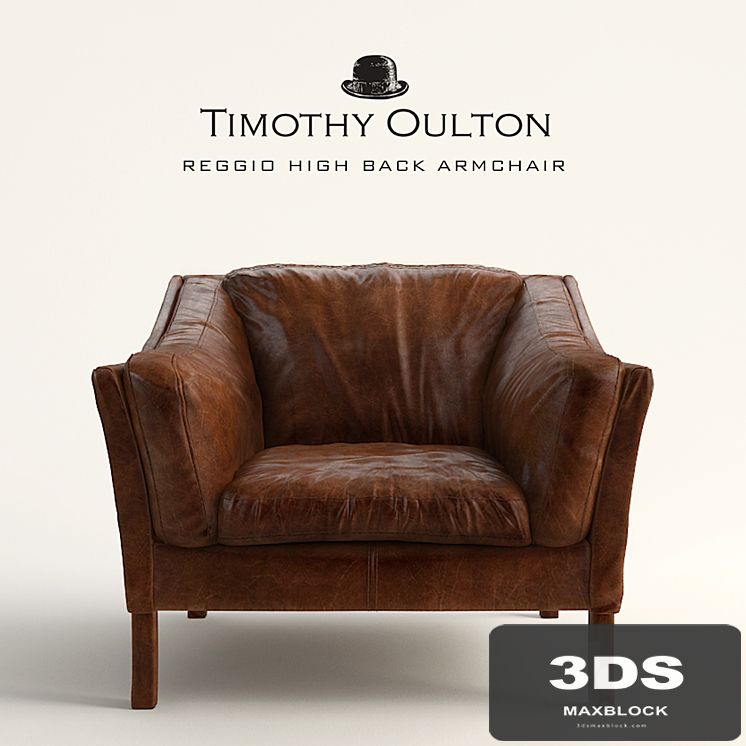REGGIO HIGH BACK ARMCHAIR, Timothy Oulton