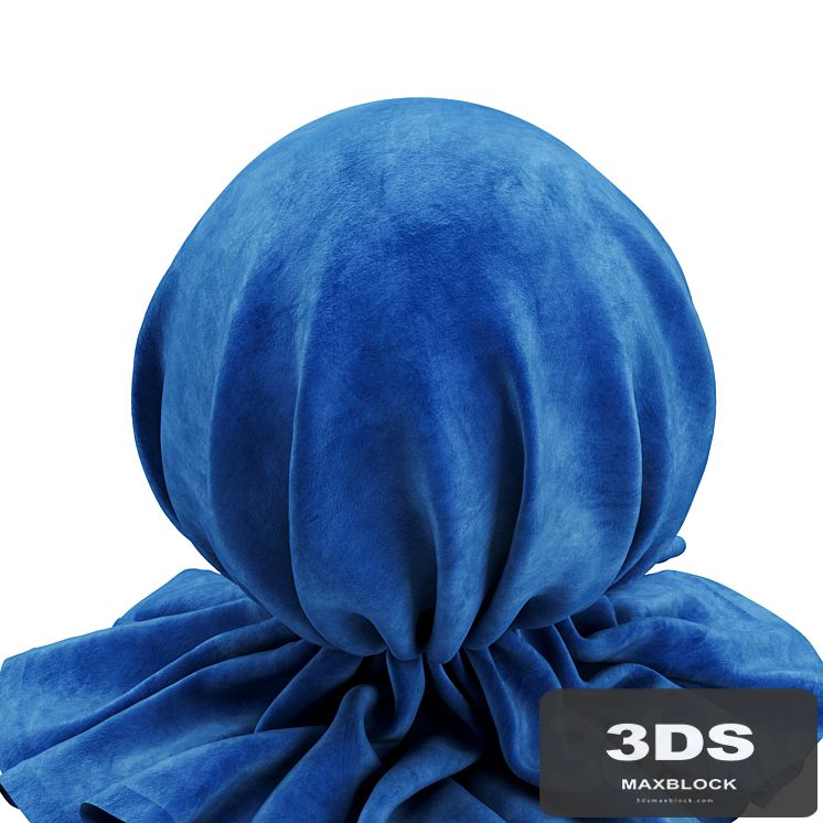 Blue Velvet Material
