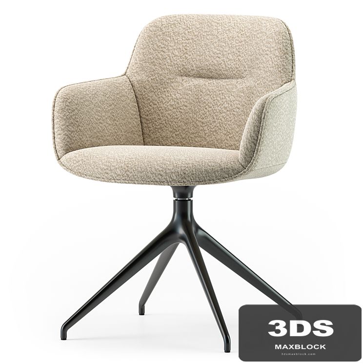 Calligaris Cocoon metal base armchair