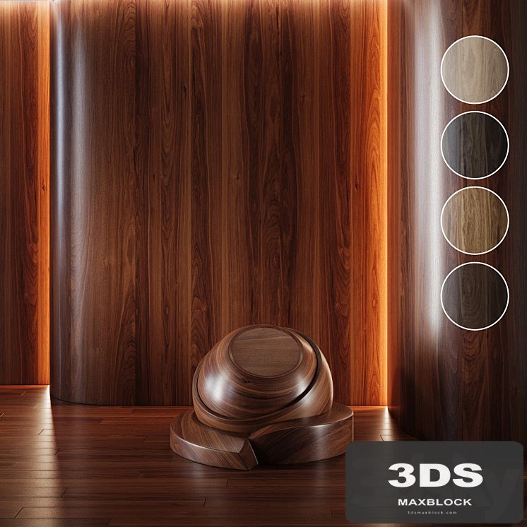 Wood Walnut set (seamless) | laminate | Parquet | fifteen