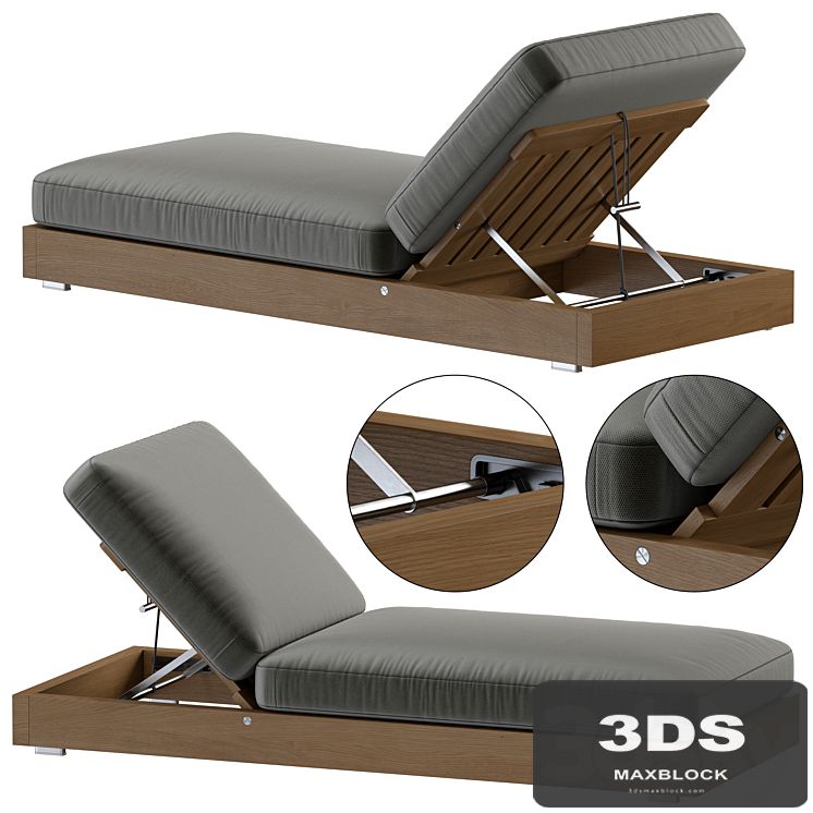 Flexform Hamptons chaise longues