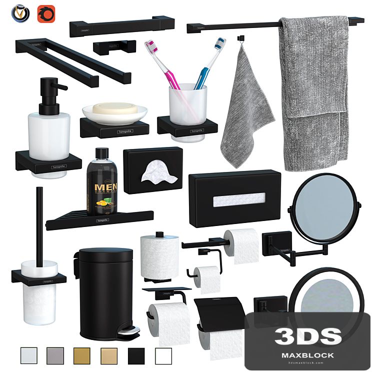 Hansgrohe AddStoris Accessory Set (20 pcs)