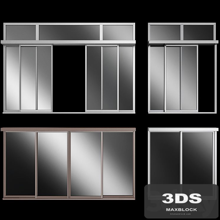 Sliding Stained Glass Aluminum doors