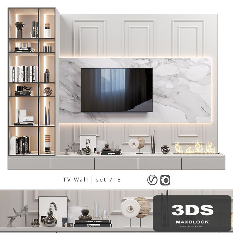 TV Wall | set 718