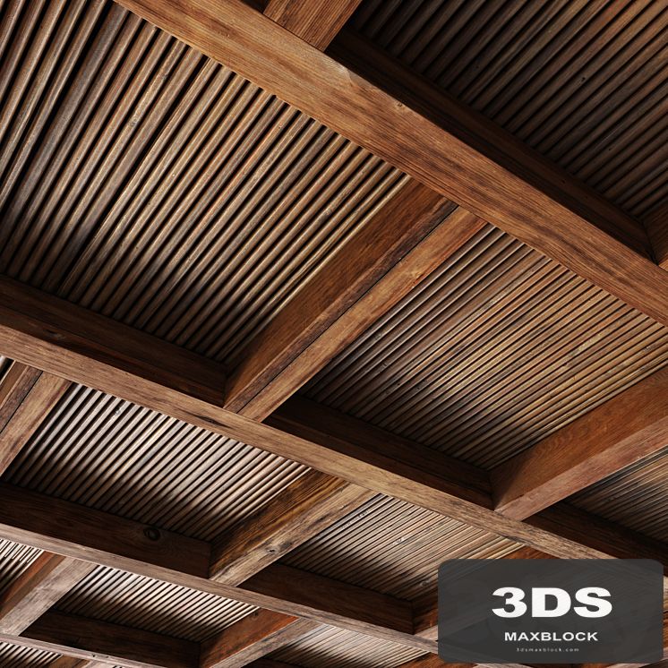 Ceiling on beams No. 8