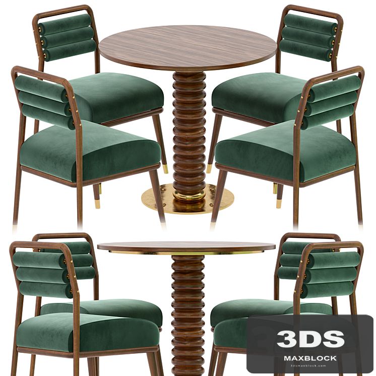 Dining table and chair by MEZZO