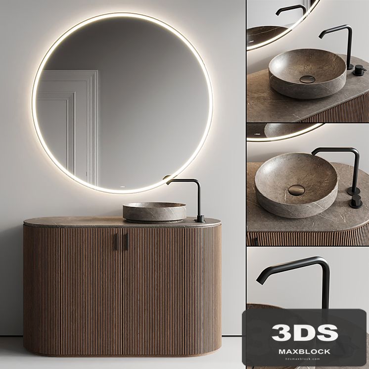 Inbani Grate Vanity Unit Set 10