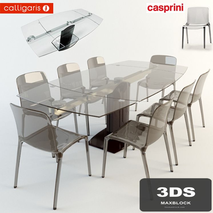 Dining table and chairs
