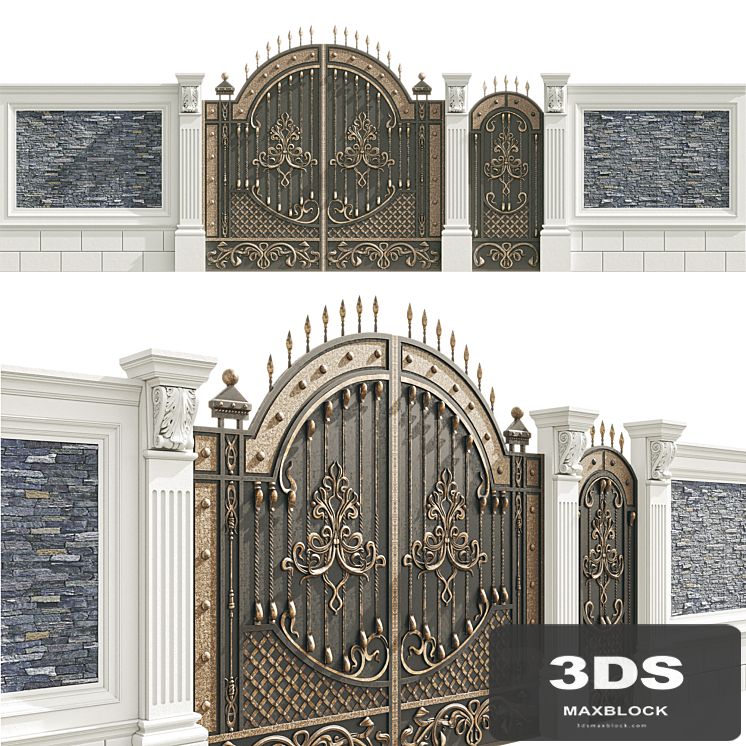 Fence with gate